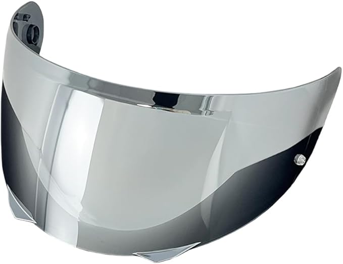 HJ-33 Face Shield Visor Sunscreen for HJC i90/i91,Helmet Visor Replacement Windshield Sunshield (Silver-Day use only)