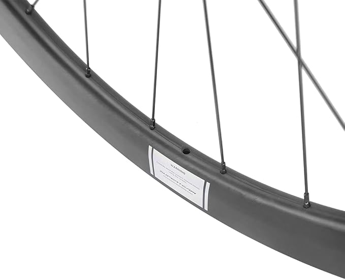 Superteam Carbon Disc Brake Wheelset 700c 50/25mm Paint-Free Wheel Tubeless Road Bike