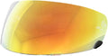 Qualifier DLX Helmet Visor,UV Protection Motorcycle Helmet Face Shield Compatible with Bell Qualifier DLX Mips/Qualifier/Star/Vortex/RS-1/RS-2/Revolver (Revo Clear Red)