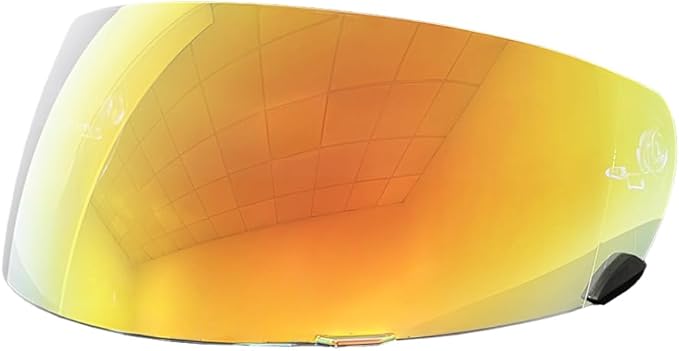 Qualifier DLX Helmet Visor,UV Protection Motorcycle Helmet Face Shield Compatible with Bell Qualifier DLX Mips/Qualifier/Star/Vortex/RS-1/RS-2/Revolver (Revo Clear Red)