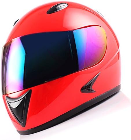 1Storm Youth Kids Dual Sport Dual Visor Motorcycle Motocross Off Road Full Face Helmet Matt Black