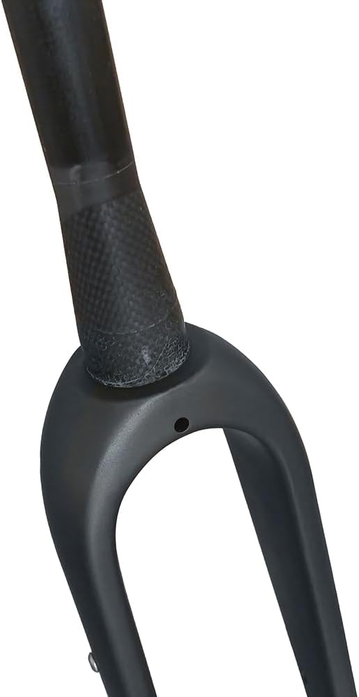 WCS Gravel Bikes Rigid Fork 700C Full Carbon Fiber Road Bikes Fork 1-1/8" Straight / 1-1/8 to 1-1/2"Tapered Tube Front Fork Thru Axle 12X100mm Disc Brake