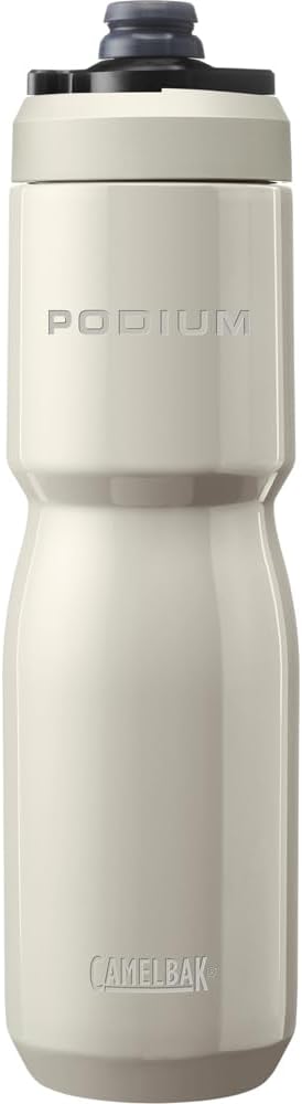 CamelBak Podium Steel Insulated Stainless Steel Bike Water Bottle Stone, 22oz