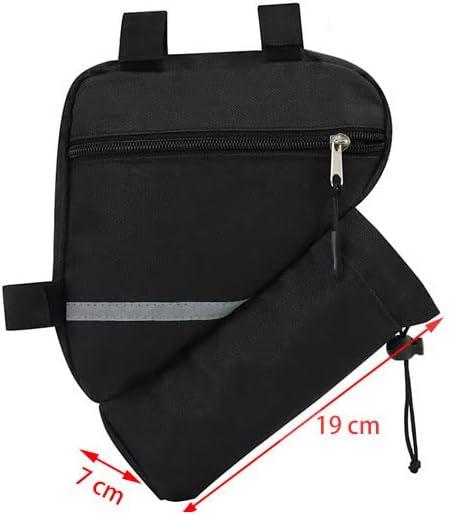 Bike Triangle Frame Bag Bicycle Cycling Storage Triangle Top Tube Front Pouch Saddle Bag for Road and Mountain Bikes