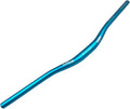 Wake 31.8mm MTB Mountain Bike Handlebar, Aluminum Alloy Mountain Bike Bicycle Riser Handlebar Extra Long 720/780mm with Paint Matte Surface (Blue, 720mm)