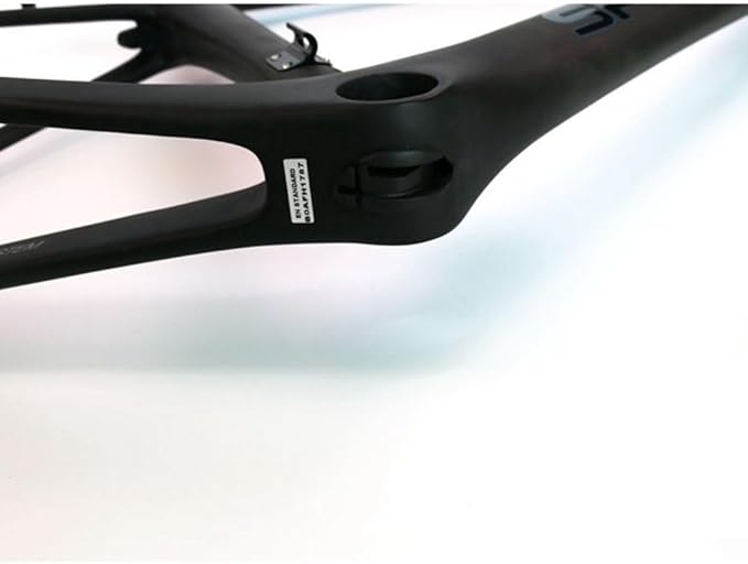 TUJISEK 700C Road Bikes Break Wind Frame Carbon Fibre Ultra Light Frameset with Fork and Seatpost 46/49/52/54/56CM Frame V Brake QR 130MM Semi Internal Routing