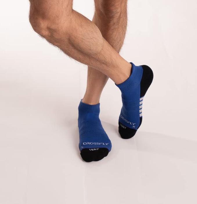Men's Vent Low Cut Socks,Breathable, Anti-Blister Heel Tab and Arch Support, Ideal For Running, Cycling and Hiking