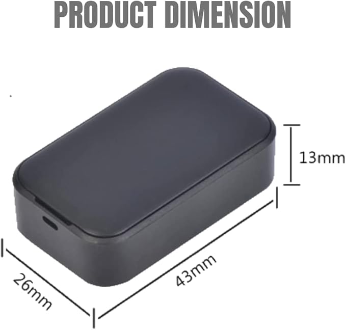 GPS Tracker- Mini Voice Activated Recorder Real Time Audio Recording WiFi/GSM-for Vehicles, Cars, Trucks, Equipment-only Coverage 2G Network