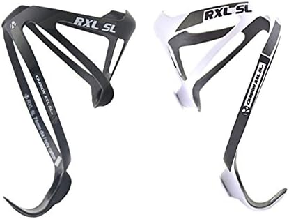 [US Stock] RXL SL Full Carbon Fiber Water Cup Cage Carbon MTB Road Bike Bicycle Water Bottle Holder Super Light 3K Gloss 20g Black White