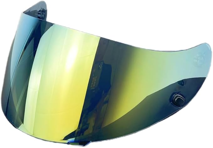 HJ-09 Helmet Visor Replacement,Tinted Motorcycle Helmet Face Shield Sunshield UV Protection for HJC CL-15 (Gold)