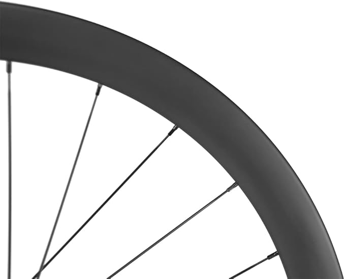 SUPERTEAM Carbon Wheelset 700C Tubeless Gravel Wheelset Disc Braking 45TU-28