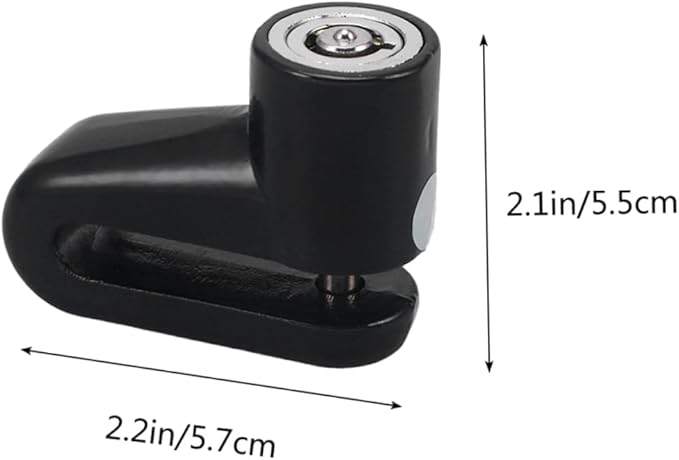 Bicycle Disc Brake Lock Motorbike Disc Lock Bicycles Motorcycle 1 Set U-Bike Key for