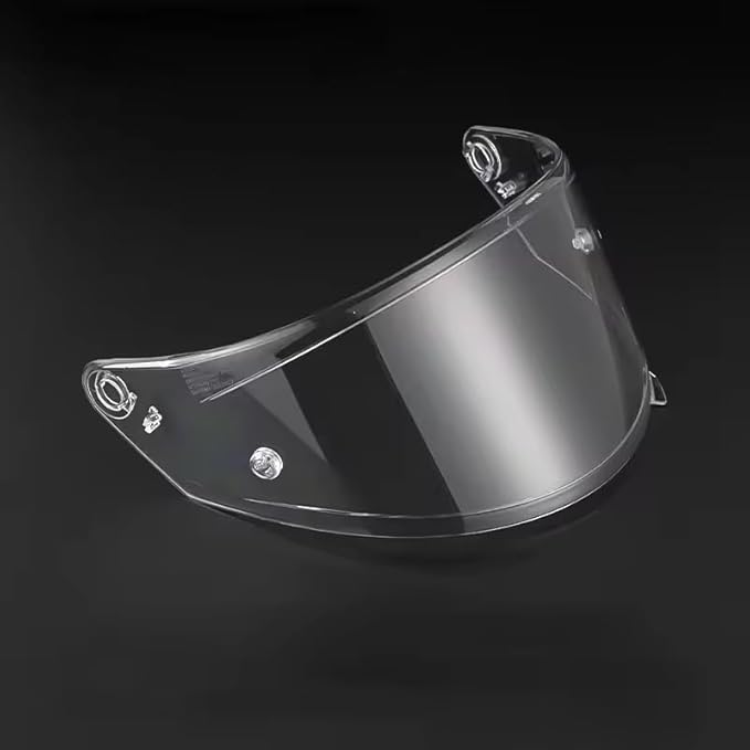 Motorcycle Helmet Visor Replacement Shield for KYT NFR NX NZ, Helmet Face Wind Shield Visor Lens, Motorbike Helmet Visor Sun Protection Anti-Fog Accessories,H Clear