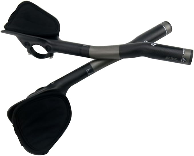 Carbon Fiber aerobars for road bike aero bars 340mm TT Rest bullhorn aerobar Bicycle Cycling clip on earo bars 3K Matte triathlon aerobars bike resting handle bars