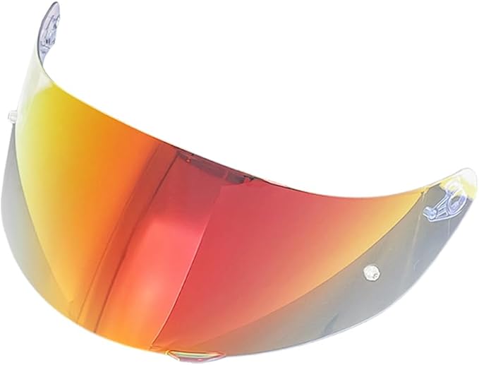 Helmet Visor Replacement,Motorcycle Helmet Face Shield for ILM 902,902L,902BT (Revo Clear Red-Day&Night Use)
