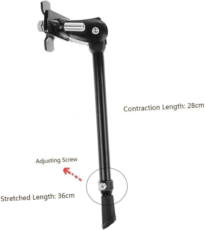 TOYANDONA Adjustable Bike Kickstand for Aluminum Alloy Bike Foot Brace Easy to Use Parking Rack