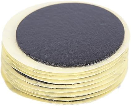 24 Pcs Black Bike Tire Patch Kit,Glueless Bike Repair Patch, Round Bicycle Tube Patches, Bike Inner Tube Repair Kit, Bike Patch Kit for Road and Mountain Bikes Tire Repair Kits
