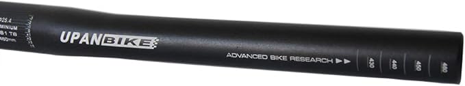 UPANBIKE Kids' Bike Handlebar φ25.4mm Length 460mm Children Handlebar Bicycle Short Flat Bar(Black)