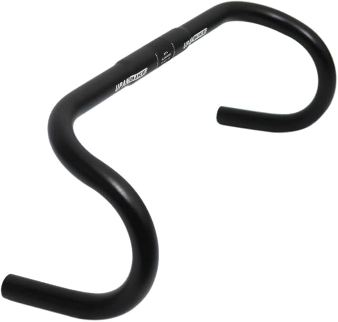 UPANBIKE Fixed Gear Bike Road Bicycle Drop Bar Bent Handlebar Aluminum Alloy 25.4mm 31.8mm