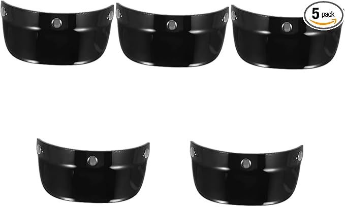 Gatuida 5pcs Outdoor Helmet Visor Bike Helmet Visor Replacement Lens High Strength