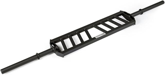 Titan Fitness Hybrid Angled Multi-Grip Olympic Barbell V3, Rated 1,900 LB, Rackable Swiss/Football Bar