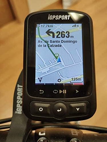 iGPSPORT iGS620 GPS Cycling Computer Compatible with ANT+ Wireless Bicycle Computer SMS & Call Notification Map Navigation Waterproof IPX7(Support Heart Rate Monitor & Cycling Sensor)