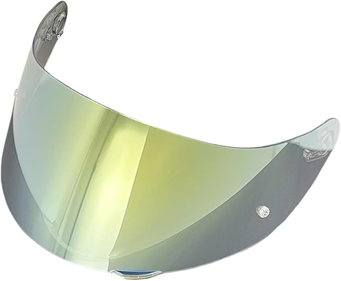 Helmet Visor Replacement,Motorcycle Helmet Face Shield for ILM 902,902L,902BT (Revo Clear Gold-Day&Night Use)