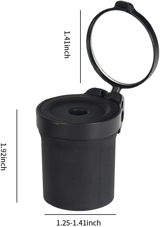 Bicycle Mirror for Handlebars, Mini Foldable Rear View Mirror, Rubber Mounting Sleeve for Handlebars, 360°Rotatable Universal Bicycle Mirror for Mountain Bike