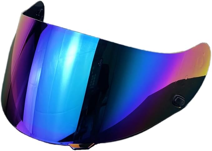 HJ-09 Helmet Visor Replacement,Tinted Motorcycle Helmet Face Shield Sunshield UV Protection for HJC CL-15 CL-17 CL-16 CL-SP AC-12 FS-10 CS-R1 IS-16 CS-R2 (Rainbow)