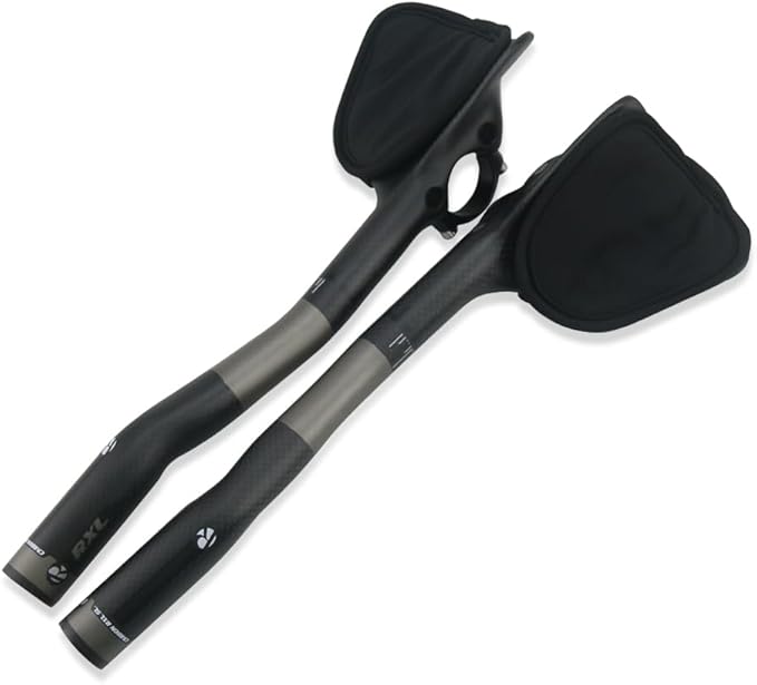 aero bars for road bike profile designs triathlon bike handlebar RXL SL aerobars triathlon rest handlebar 340mm clip on aero bars 3K matte grey compact aero handlebars