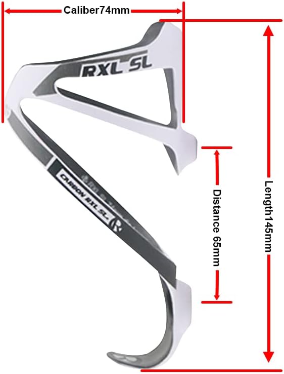 Cycling Bicycle Water Bottle Cage Holder RXL SL Full Carbon Fiber Water Bottle Holder for Bicycle Ultralight MTB Bike Water Bottle Cage for Road Bike Parts UD Matte White