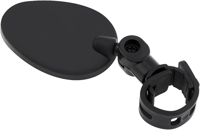 360° Rotatable Bike Mirror (2 Packs) - Shockproof Handlebar Mount, Wide Angle & Flat View Rearview Mirror for Road/Mountain/E-Bikes