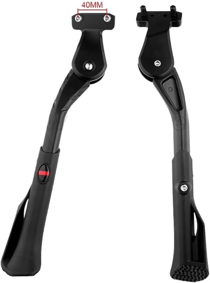 Bike Side Support Kick Stand,Side Kickstand Adjustable Kickstand Support Bike Snow Bike Parking Foot Brace Heavy Bicycle Holder Mountain Bike Footrest Grade(Large)