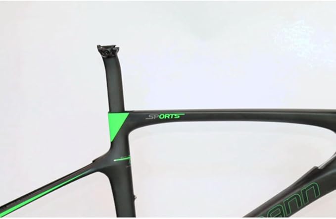 TUJISEK 700C Road Bikes Break Wind Frame Carbon Fibre Ultra Light Frameset with Fork and Seatpost 46/49/52/54/56CM Frame V Brake QR 130MM Semi Internal Routing