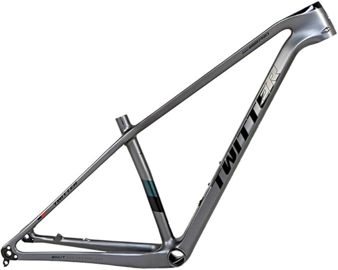 TUJISEK Mountain Bikes Frame Carbon Fiber 15''/17''/19'' Thru Axle 12 * 148mm Boost Mountain Bikes Frame Disc Brake XC Frame Internal Routing for 27.5 29er Wheels