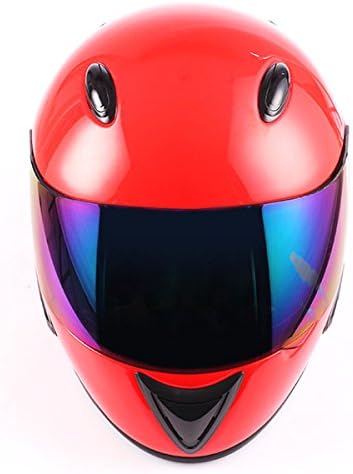 1Storm Youth Kids Dual Sport Dual Visor Motorcycle Motocross Off Road Full Face Helmet Matt Black