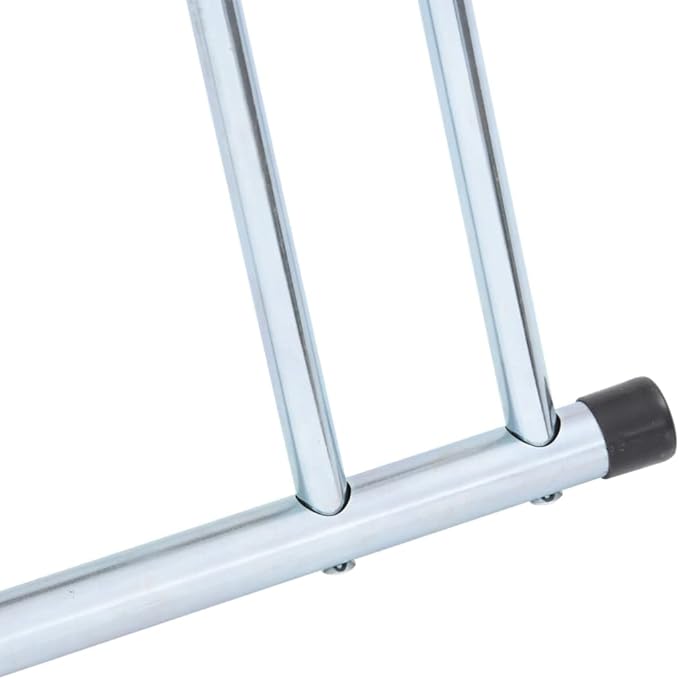 Galvanized Steel Floor Freestanding Bicycle Stand for 2 Bikes, 2 Bikes Floor Bike Stand, Bike Floor Parking Rack for Indoor & Outdoor Garage Storage,-865