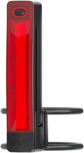 Knog Plus Bike Rear Light - LED Bike Tail Light – Rear Light Mounts to Your Seat Post, Seat Stay or Clips on Clothing - USB Rechargeable, Waterproof, Ultralight Cycling Safety - Black