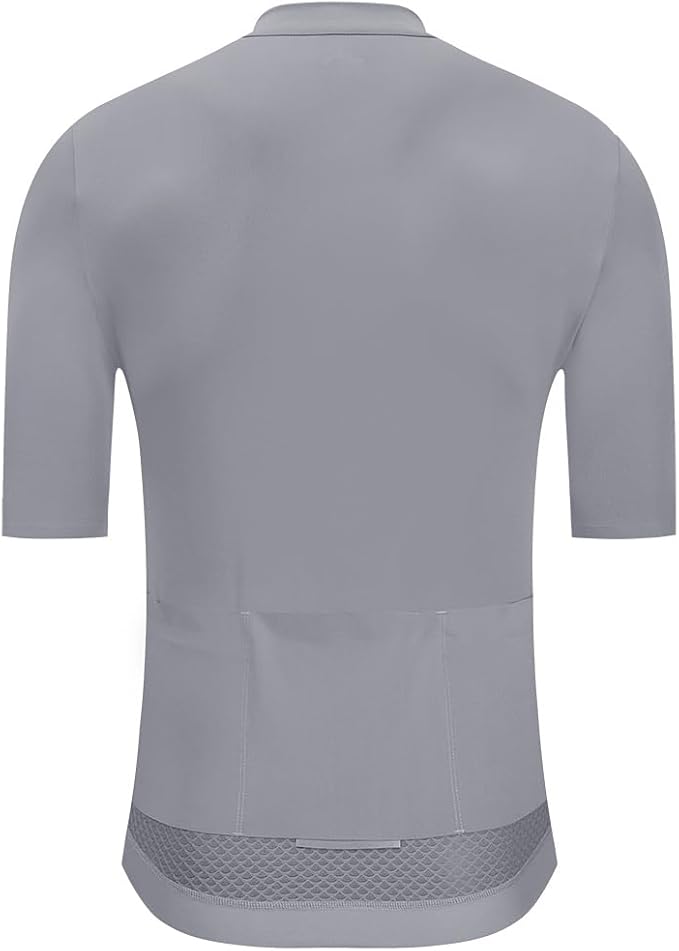 YKYWBIKE Cycling Jersey Men Aero Race Fit, Road Bike Jersey Short Sleeved Moisture Wicking, Breathable,Zip Pocket,UPF50＋
