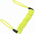 VGEBY Motorcycle Reminder Cable, Bike Alarm Disc Lock Antitheft Security Spring Reminder Coil Cable (Color : Yellow)