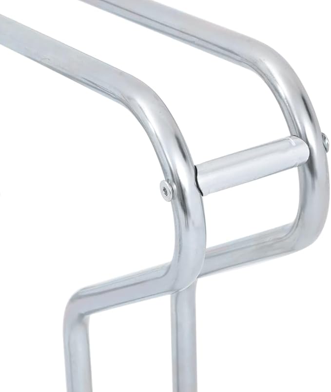 Galvanized Steel Floor Freestanding Bicycle Stand for 2 Bikes, 2 Bikes Floor Bike Stand, Bike Floor Parking Rack for Indoor & Outdoor Garage Storage,-871