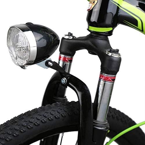 BlueSunshine Vintage Retro Bicycle Bike Front Light Lamp 3 LED Headlight with Bracket