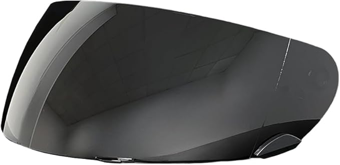 Qualifier DLX Helmet Visor,UV Protection Motorcycle Helmet Face Shield Compatible with Bell Qualifier DLX Mips/Qualifier/Star/Vortex/RS-1/RS-2/Revolver(Deep Black)