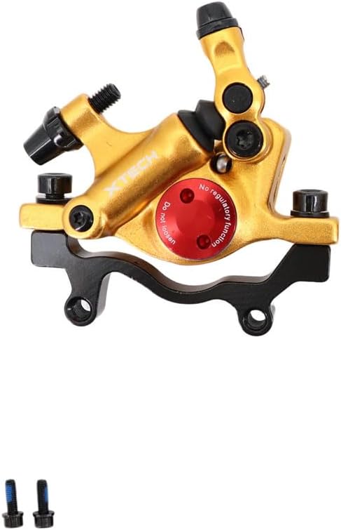 DJC Bike Brake Caliper 2 Pistons Cable Actuated MTB Hydraulic Brake Line Pulling with 160mm Rotor Disc Mountain Bike HB100
