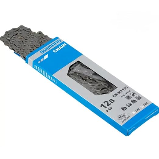 Shimano SLX CN-M7100 SLX Chain with Quick Link, 12-Speed, 126L,Silver