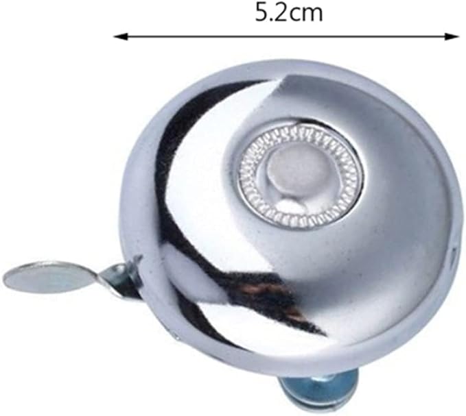 Riloer Bike Bell, Rotary Action, for City Bikes, Cruisers, Road Bikes or MTB, Fits Handlebar diameters 21 to 24mm, Riten Bicycle Bell