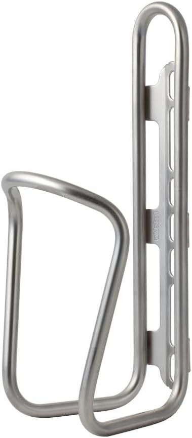 Widefoot StoutCage - Stainless Steel Water Bottle Cage for Bicycles - Made in The USA (Stainless)