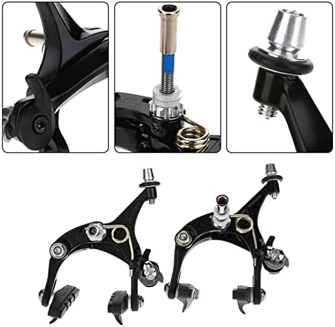 Road Brake Caliper, 1 Pair Aluminum Brakes V Shape Brake Caliper Mechanical Dual-Pivot Brake Set Cycling Repair Parts Accessory
