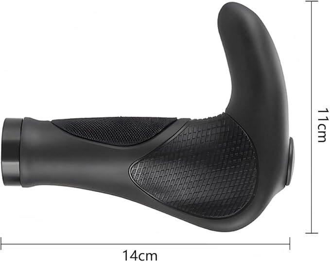 Bike Handlebar Grips, Soft Gel Inserts Shock Resistance Ergonomics Comfort Design,for MTB Bicycle Mountain Bike Grip