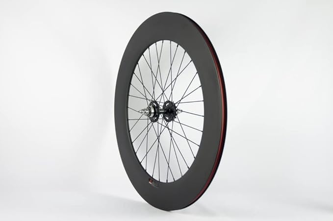 Supereteam Front Tri Spoke Rear 88mm Carbon Wheels 700c Clincher Fixed Wheelset